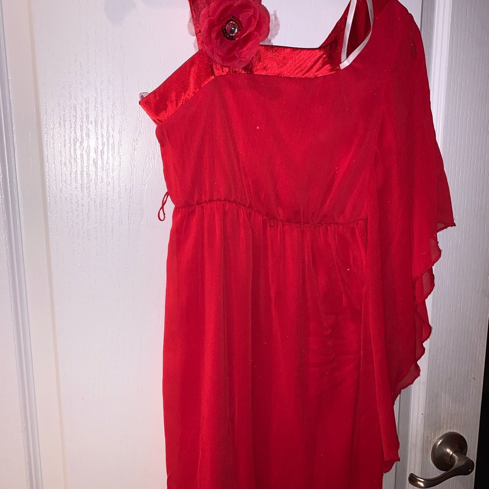 Perfect red dress for the kids